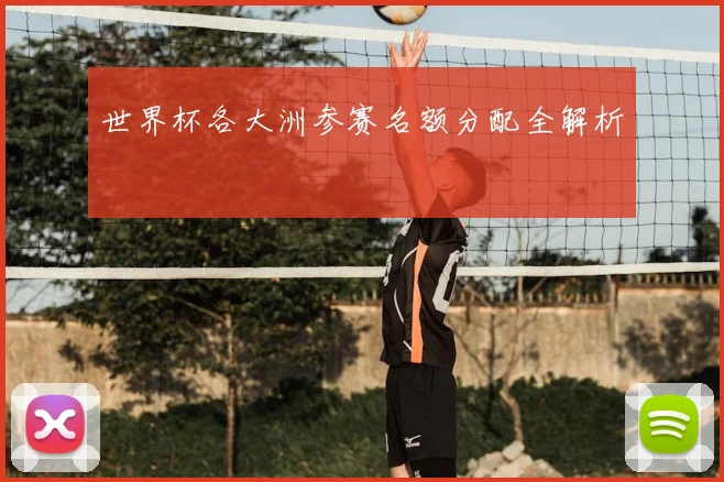 世界杯各大洲参赛名额分配全解析